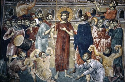 The Mocking of Christ, 1316-18 by Astrapas and Eutychios